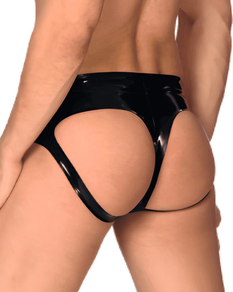 Best Selling Men's Sexy Latex Briefs Bulk Discount Offers0